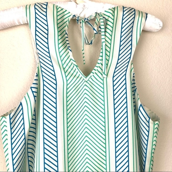 Lauren Moffatt for Anthropologie Silk Dress Size 0‎ Classic Elegant Retro Brunch - Picture 4 of 8